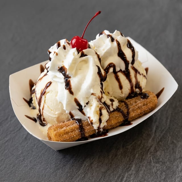 Churros con Ice Cream.